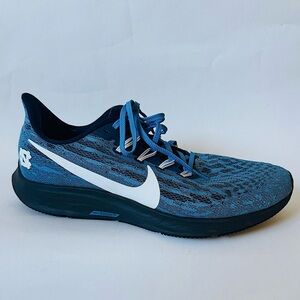 Nike‎ Air Zoom Men's Pegasus 36 UNC Running Shoes, Navy Blue White, Size 10.5